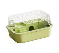 osiuujkw Jaula de hámster Transpirable con Amplio Espacio para Actividades de Conejos y Animales pequeños y una Vida Saludable. Jaula hámster Grande acrílico portátil, Verde, 36x26x20cm