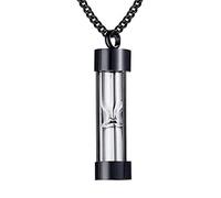 osiuujkw Joyas conmemorativas de cenizas en plata de ley para un recuerdo entrañable mascotas y seres queridos. Joyas únicas que llevarán a sus seres queridos en el corazón. Urna acero inoxidable y