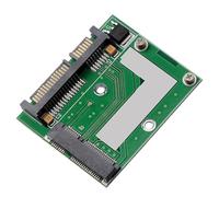 osiuujkw La eficiente Placa convertidora Mini PCIE M SSD a 0 Proporciona una conexión de Datos rápida con SSD M de 50 mm. No Requiere Controlador Mini PCIE al módulo Adaptador Convertidor Disco Duro