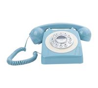 osiuujkw Libro de visitas en audio, teléfono de boda para una experiencia grabación eventos única y divertida, modelo teléfono fijo, escritorio, aniversarios antiguos, decoración del