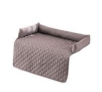 osiuujkw Manta para Mascotas para protección de sofá Cama Muebles acogedores y Elegantes Impermeable Cama para Perro colchón Tela Antideslizante Funda de sofá, Gris Claro, 90 * 120