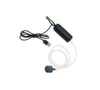 osiuujkw Mini bomba de aire para acuario, USB, silenciosa, para pesca, 5 V, con hebilla, pequeño volumen, color negro, Pequeño volumen negro, 90 mm de largo