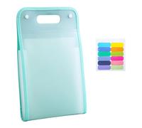 osiuujkw Organizador de Archivos Tipo acordeón, Organizador Vertical de Mano, Compatible con Papeles tamaño estándar A5 x 11 Pulgadas y Carta para un fácil Almacenamiento, Carpeta Archivos expandible