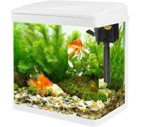 osiuujkw Pecera pequeña Betta Tank Kit de Inicio Completo para Peces de 2 galones con Potente para Sistema de filtración Todo en 5 galones Separados