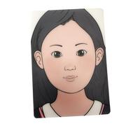 osiuujkw Tablero de práctica de caras lavables y reutilizables que permite a los artistas desarrollar su creatividad mientras practican técnicas pintura maquillaje facial, Chica, 297 x 210 mm