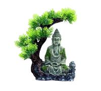 osiuujkw Transforma el paisaje de tu acuario con una atractiva decoración y accesorios para el fondo de tu pecera. Crea un adorno fascinante. Convierte acuario en un hermoso paisaje. Serie Zen Ancient