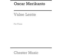 Oskar Merikanto: Valse Lente For Piano - Partitions
