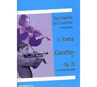 Oskar rieding: concertino for violin and piano in d op.25: 1st, 3rd and 5th Position (Easy Concertos and Concertinos for Violin and Piano)