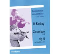 Oskar Rieding – Concertino en Sol Op.24 – Violín y piano – Bosworth