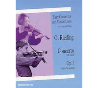 Oskar rieding: concerto in e minor (violin/piano): 1st to 7th Position (Easy Concertos and Concertinos for Violin and Piano)
