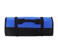 OSKOE 1 Bolsa Enrollable for Cuchillos de Chef for Chefs, 22 Ranuras, Estuche portátil for Cuchillos de Chef, Bolsa Enrollable de Almacenamiento con asa de Transporte (Azul) (Color : Blue)