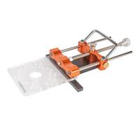 O'Skool Adaptador de riel guía de enrutador con sistema de ajuste rápido para corte de arco y base compatible con múltiples enrutadores, se adapta a cables, Ryobi, Bosch, Makita, Dewalt, Skil