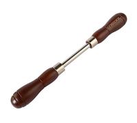 O'SKOOL Espátula bruñidora con varilla de acero al cromo molibdeno Ø3/8" x 3-1/16" y doble mango de madera de haya