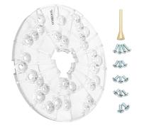 O'skool - Placa base universal de acrílico para enrutador de cables de portero, Ryobi, Bosch, Makita, Hitachi, Dewalt de 6-1/2 pulgadas