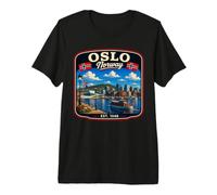 Oslo Noruega Vacaciones a Oslo Viaje Familiar Camiseta Premium