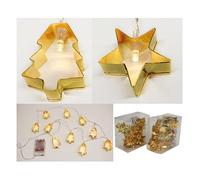OSMA Iluminación de Navidad de interior de la marca modelo LED light chain metal cut-out moulds with 8 LED
