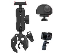 Osmo Action - Soporte de abrazadera con base magnética de liberación rápida para DJI Action 5 Pro 4 3 Osmo 360, cámara DJI, accesorios para manillar/barra de rollo/tubo/tubería/riel de asiento
