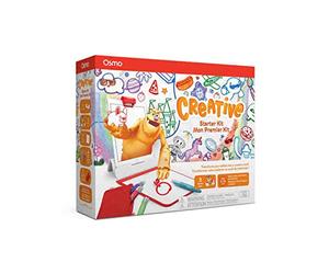 Osmo - Creative Starter Kit for iPad - 3 Educational Learning Games - Ages 5-10 - Drawing, Word Problems & Early Physics - Stem Toy Base Included