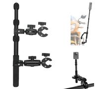 OSMO Nano 360 Motocicleta Cámara Montaje Kit para 43" Invisible Selfie Palo Compatible con Insta360 X5-X Resistencia Bicicleta Manillar Abrazadera Compatible con GoPro 13 para Ciclismo ATV UTV Vlog