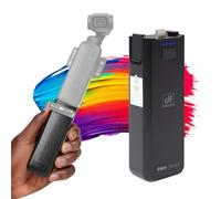 Osmo Pocket 3 Battery Grip 5000mAh, Empuñadura de Batería Full-Decoding con Conexión de Micrófono Lavalier Bluetooth, Transferencia de Datos Type-C, Indicador de Batería, Soporte para Transmisión