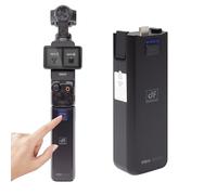 Osmo Pocket 3 Empuñadura de Batería 5000mAh, Battery Grip con Carga Bidireccional Type-C, Indicador de Energía, Soporte para Transmisión en Vivo, Rosca 1/4", Accesorio Pocket 3