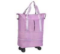 Osmond 1 bolsa de lona con ruedas, bolsa de lona de tela Oxford con ruedas para viajes, bolsa de lona con ruedas, para equipaje, B,