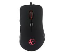 Osmond 1 calentador de mouse con calefacción de 2400 DPI ajustable para juegos, mouse negro calentado para juegos para invierno frío, ratones de computadora con cable para jugadores