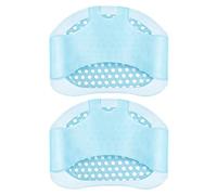 Osmond 1 par de almohadillas de silicona azul para antepié, reutilizables, transpirables, almohadillas de tacón alto, plantillas de apoyo para los dedos del pie