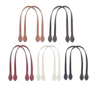 Osmond 10 Correas de SintéTico para Bolso, 5 Colores, 23,62 Pulgadas, Asas, Correas con Orificios en Forma de Oreja para Hacer Bolsos.