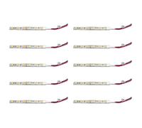 Osmond 10 Piezas 10cm Impermeable 5050 Un Led Coche Caravana de DC 12V Luces de Tira
