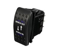 Osmond 12 V 20 A Winch In Winch Out ON-OFF-ON Interruptor basculante 7 LED azul