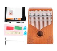 Osmond 17 llaves de madera de caoba con bolsa, martillo y libro de música, para los melómanos, los principiantes exóticos