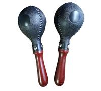 Osmond 2 Panderetas para Adultos con de Madera, Sonajeros Musicales, Bolas de y Martillo de con Sonido