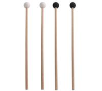 Osmond 2 pares de varita de goma piezas de instrumentos de percusión xilófono/Marimba martillo