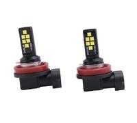 Osmond 2 Piezas Luz Antiniebla de Realce de Coche H8/H11 3030 12Smd Frío Lámpara Antiniebla Led Flash Decodificadora