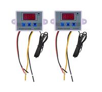 Osmond 2 Piezas W3002 Controlador de Temperatura Digital Microordenador Termostato Termorregulador FríO Interruptor de Control de Temperatura