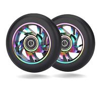 Osmond 2 ruedas de repuesto para scooter de 100 mm con rodamiento de acrobacias de poliuretano para coches mecedores, coches extremos, scooters