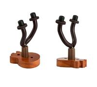 Osmond 2 unidades Serías de Guitarra Gancho de Pared Gancho Corto Ukelele Gancho Guitarra Percha Madera Accesorios de Guitarra