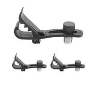 Osmond 3 Piezas Clip Ajustable Clip de Tambor Montaje a Prueba de Golpes Abrazadera de MicróFono Montaje de Tambor Accesorios de Soporte de MicróFono