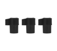 Osmond 3 Piezas Tapa Extrema Saxofón Alto Conjunto de Accesorios de Saxofón Tapa de Tapón Anti-Polvo Cuello Doblado Saxofón Mudo