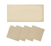 Osmond 4 Cubiertas para Luces Fluorescentes, Cubiertas para Luces de Techo en Aulas, Filtros de Luz Magnéticos para Oficina, Color Caqui.