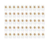 Osmond 50 piezas caja de regalo de papel Kraft con etiquetas en bolsa de embalaje de caramelo para suministros de decoración de fiesta de cumpleaños de boda, color