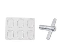 Osmond 6 paquete de pegatinas silenciosas de gel de silicona de la batería con un paquete de llave Gel Damper 6 pack con un paquete de suspensiones de rotura de batería