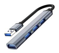 Osmond Accesorios divisores USB de 4 puertos, divisor de concentrador USB a USB 3.0, adaptador USB varios