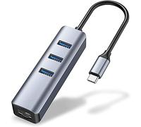 Osmond - Adaptador USB C a Ethernet, adaptador de red LAN RJ45 a USB C para 3/Tipo-C Gigabit Ethernet para Pro