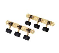 Osmond AOS-020B3P 1 Par de Clavijas de Afinación de Cuerdas de Guitarra Clásica Chapadas en con 3 Clavijas de Afinación