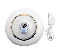 Osmond Astronauta Luminoso Platillo Volante Calentador de Manos Banco de EnergíA Calentador Recargable Calentador de Manos Astronauta Calentador EléCtrico-A