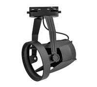 Osmond Bases de Lámpara Soporte de Riel para Luz Ajustable E27 PAR30 Soporte de Riel para Luz de para Uso Comercial y Doméstico Negro
