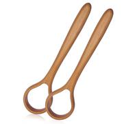 Osmond Batidor de Masa Danés de 13 Pulgadas con de Madera para Panificación. Ideal para Masa Madre, Pizza y Más. 2 Unidades.