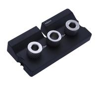 Osmond Bloque de Posicionamiento de Troncos para Localizador de Punzones de Carpintería, Herramientas de Carpintería, Bloque Auxiliar de Posicionamiento para Abridor de Agujeros Muebles